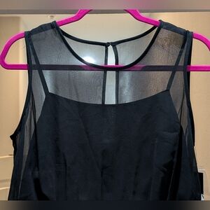 NWT- Andrew Marc sz.8 Sheer Layer Dress
